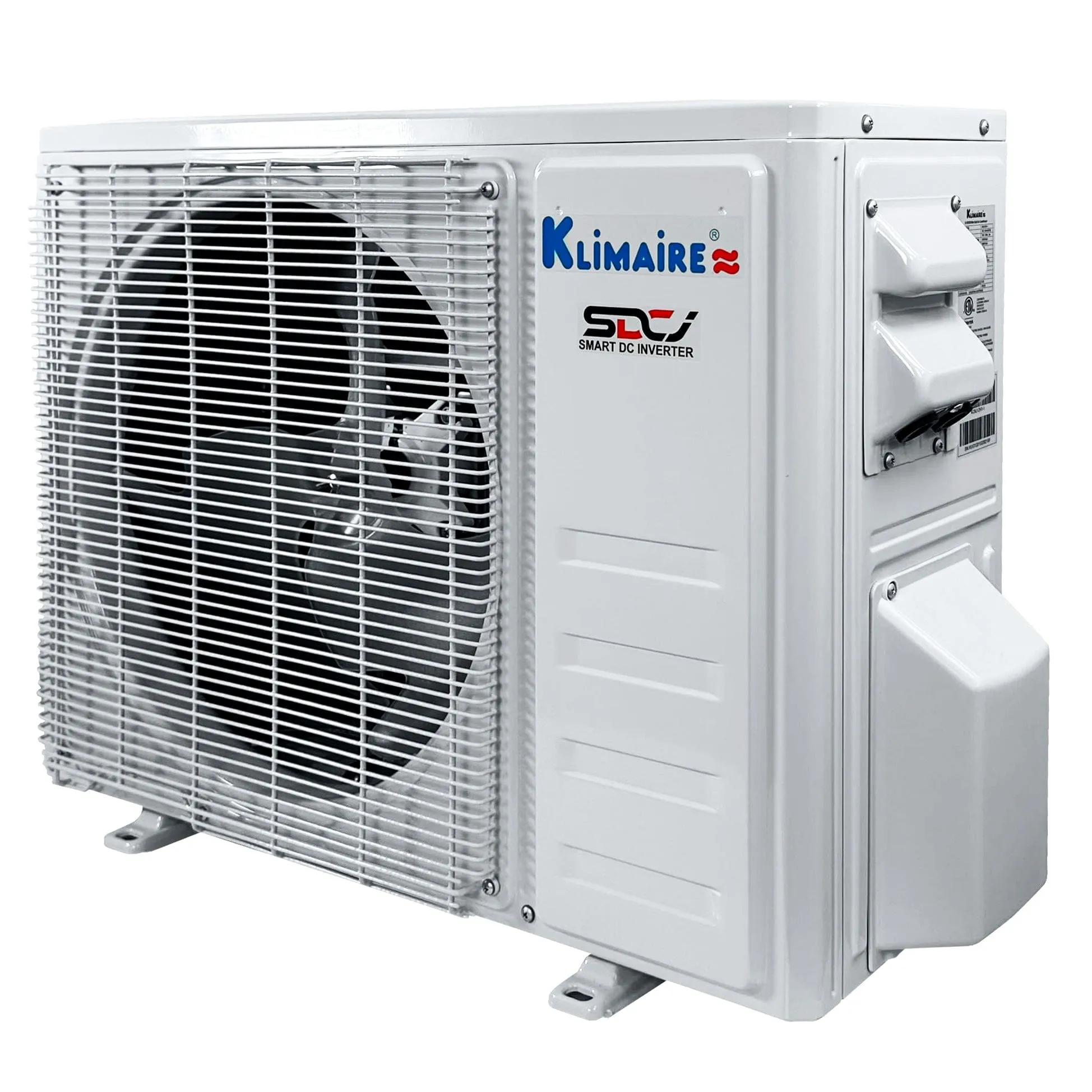 12,000 Btu Klimaire 22 SEER2 115V Wall-mounted Ductless Mini-split Air Conditioner Heat Pump