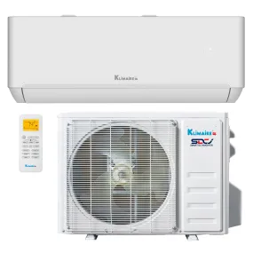 18,000 Btu Klimaire 22 SEER2 230V Wall-mounted Ductless Mini-split Air Conditioner Heat Pump