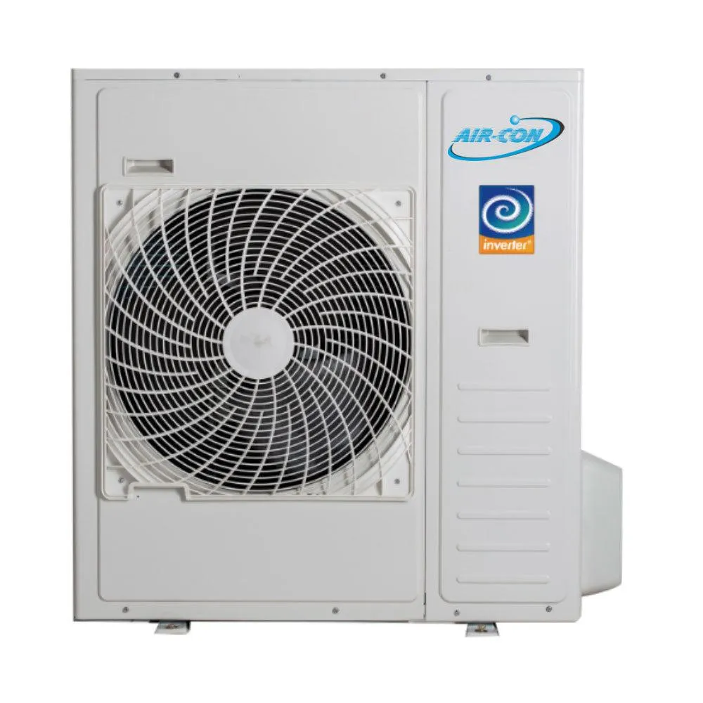 Air-Con 36,000 BTU 21 SEER 2-Zone Ceiling Cassette 18K 18K Mini-Split Heat Pump System