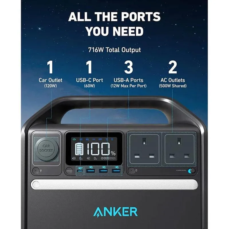 Anker Powerhouse 535 Portable Power Station 512Wh