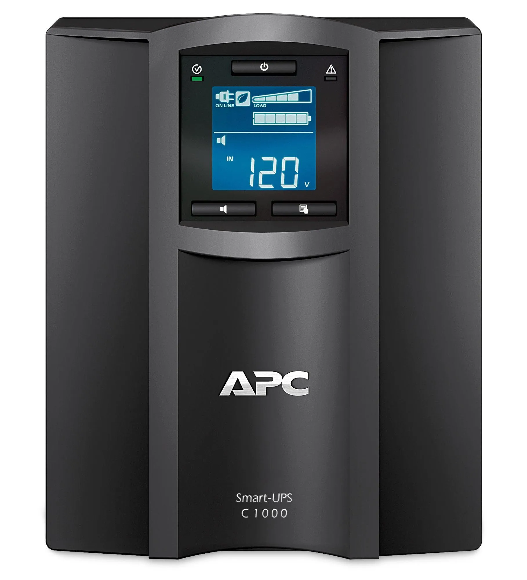 APC 1 kVA | 600W | 170-300V | 50|60Hz | 455J | 171x439x219mm | 17.27kg | Black (SMC1000IC)