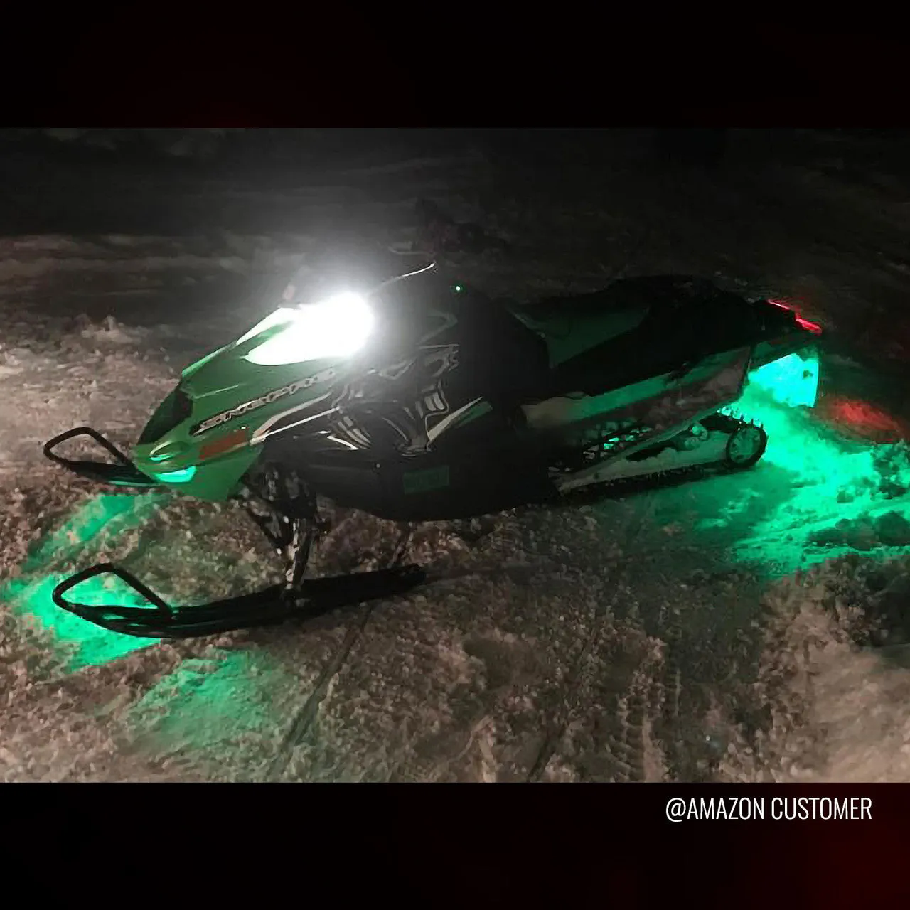 AURA PRO Snowmobile Underbody Glow LED Lighting Kit - Bluetooth Enabled APP - Full Color Spectrum