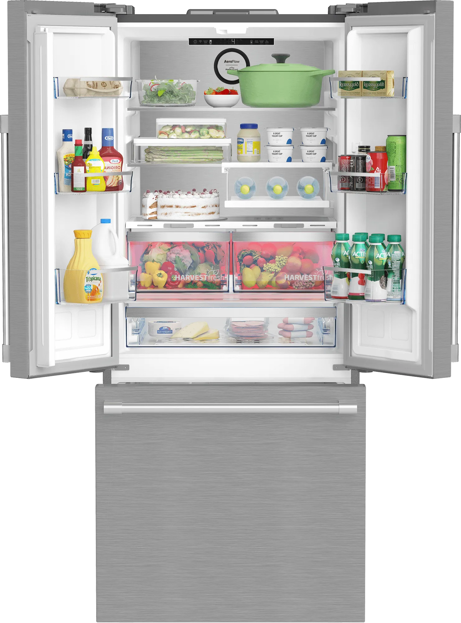 Beko BFFD30216SSIM 30" French Door Refrigerator