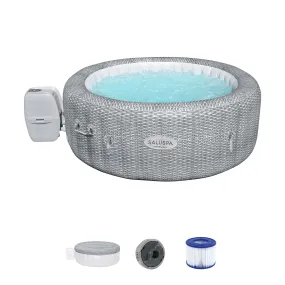 Bestway SaluSpa Honolulu AirJet Hot Tub with EnergySense Cover, Grey (For Parts)