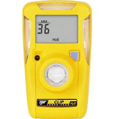 BW Clip 3 Year H2S 10-15 Single Gas Detector BWC3-H