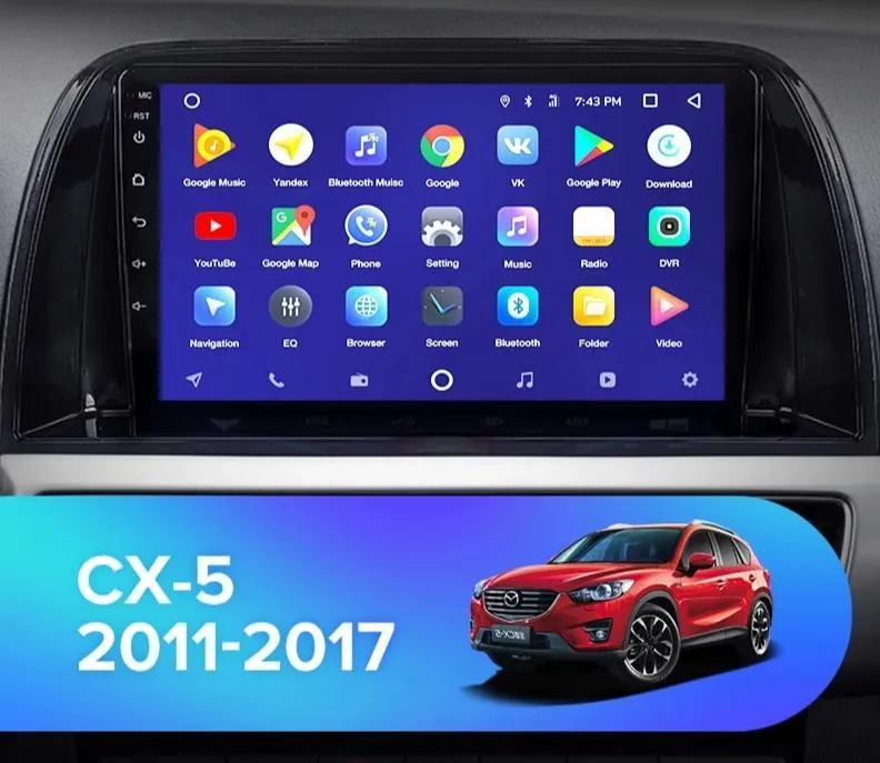 Car Dealz 10.2" Android 10.0 Mazda CX5 CX-5 CX 5 1 KE 2011-2017 In Dash Plus OEM Fascia