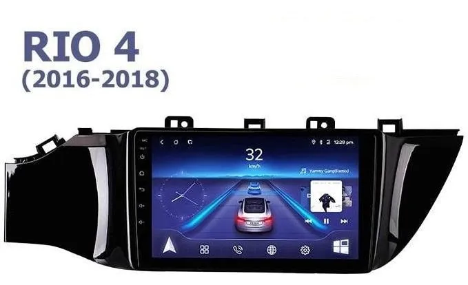 Car Dealz 9" Android 10.0 For KIA RIO 4 2016-2018 w CAM In Dash Plus OEM Fascia