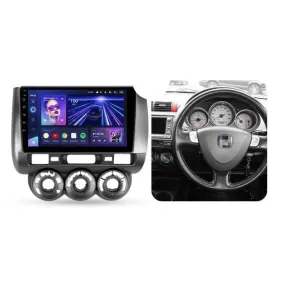 Car Dealz Elite 4G Data Model 10.2" Android 12.0 For Honda Jazz Fit GD 2001 - 2008 In Dash Plus OEM Fascia