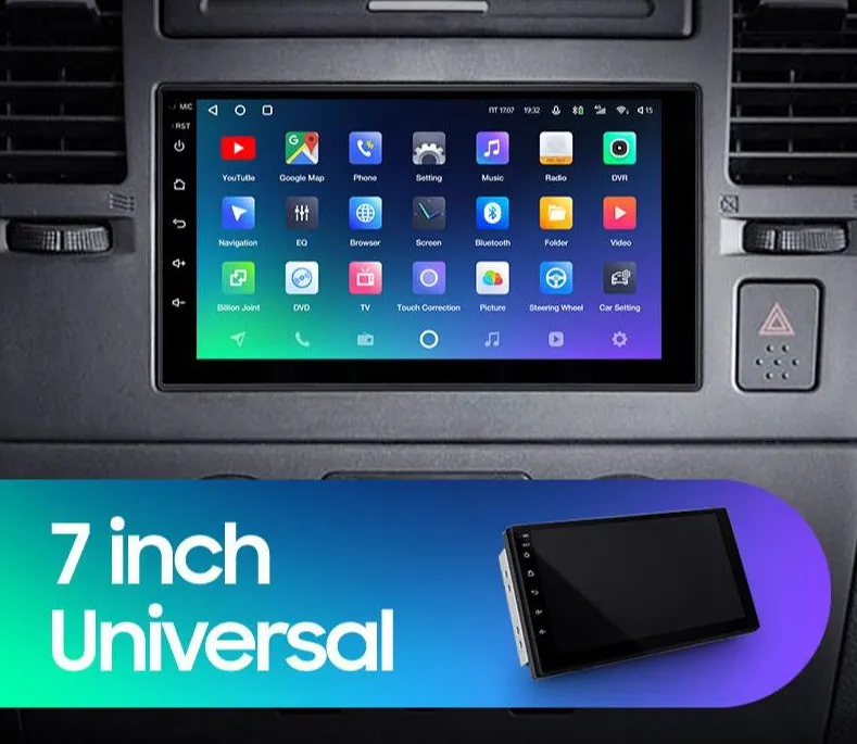 Car Dealz Premium Advanced 4G Data Model 7" Android 10.0 Car Multimedia 7 Inch Universal Head Unit