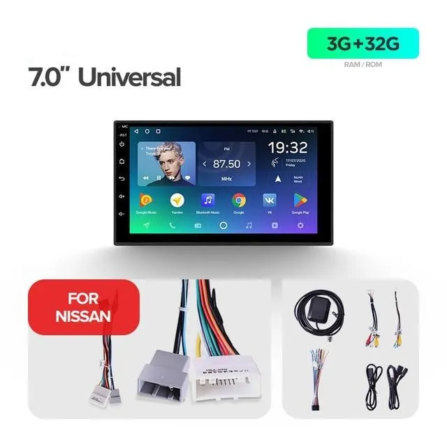 Car Dealz Premium Advanced 4G Data Model 7" Android 10.0 Car Multimedia 7 Inch Universal Head Unit