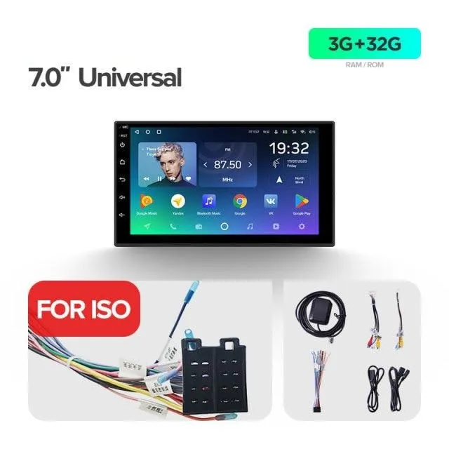 Car Dealz Premium Advanced 4G Data Model 7" Android 10.0 Car Multimedia 7 Inch Universal Head Unit