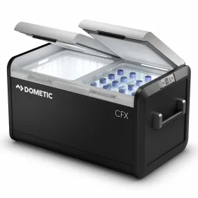 Dometic CFX3 75DZ Dual Zone Portable Refrigerator/Freezer with Bluetooth, WiFi & Rapid Cool, 75 Liter