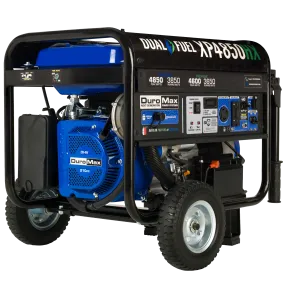 DuroMax XP4850HX 3850W/4850W Dual Fuel CO Alert Electric Start Generator New