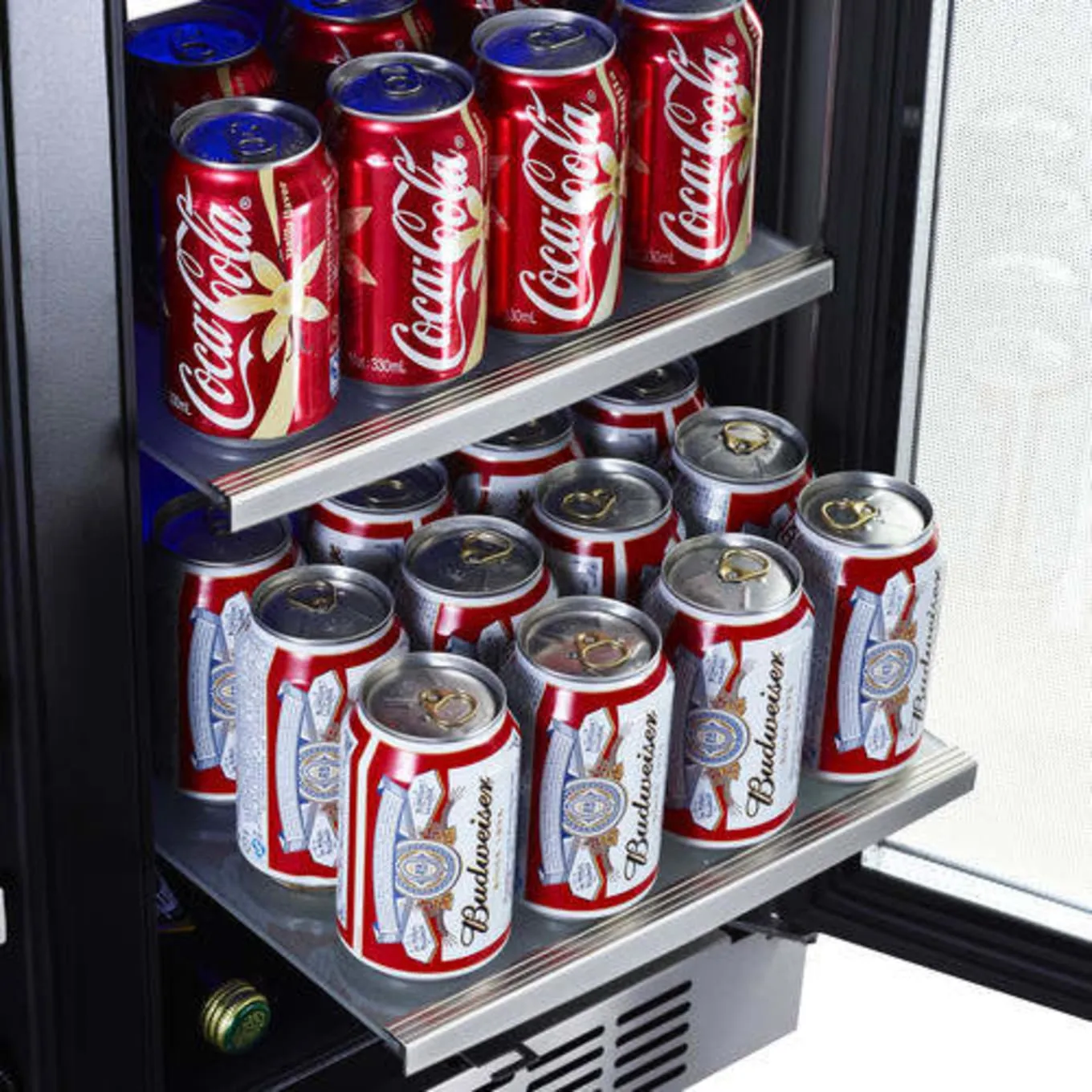 Edgestar CWB2886FD 30" Wide 28 Bottle Built-In Dual Zone Beverage Center in Stainless Steel