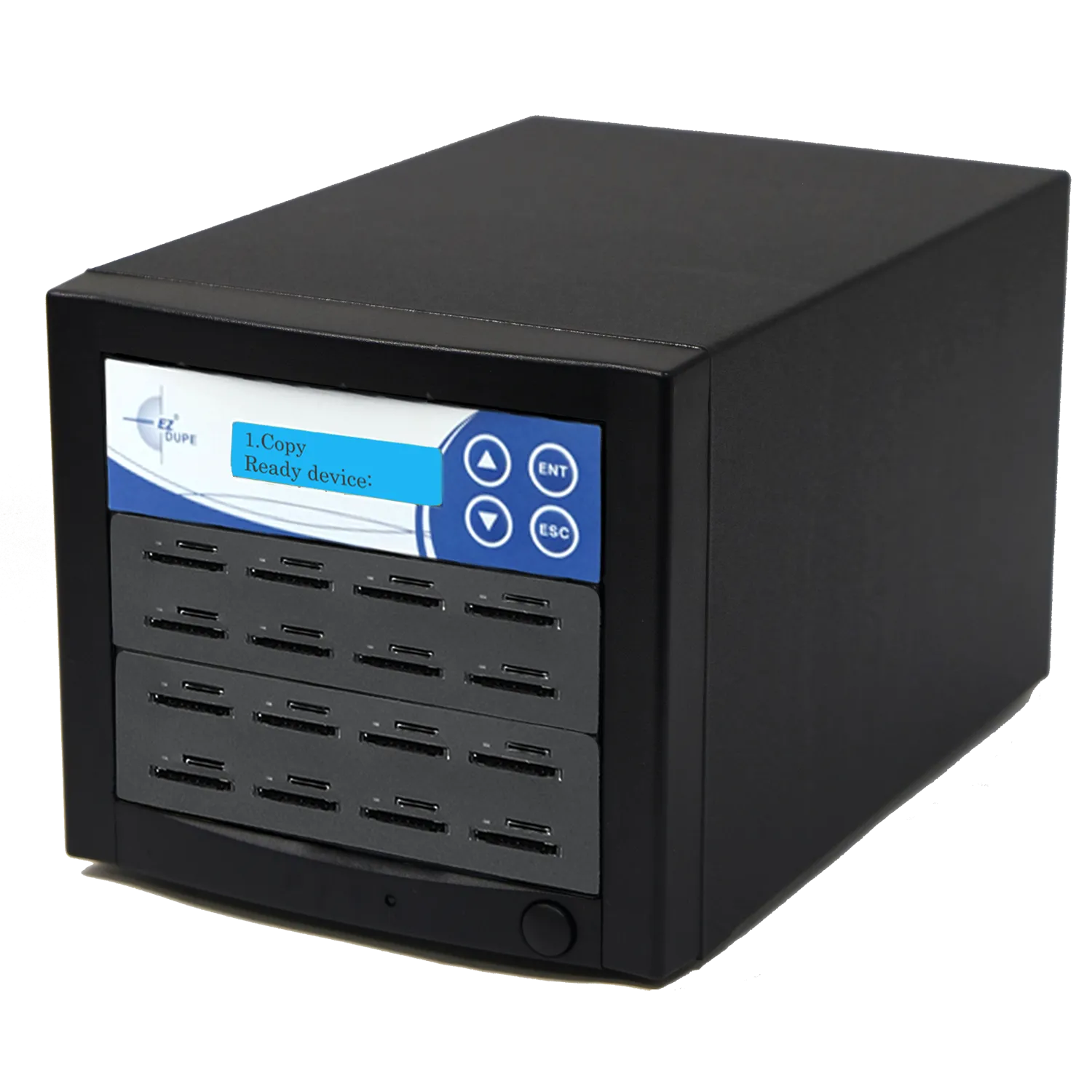 EZ Dupe 1 to 15 SD / MicroSD / TF Duplicator & Eraser (DoD Compliant) - 3 year warranty