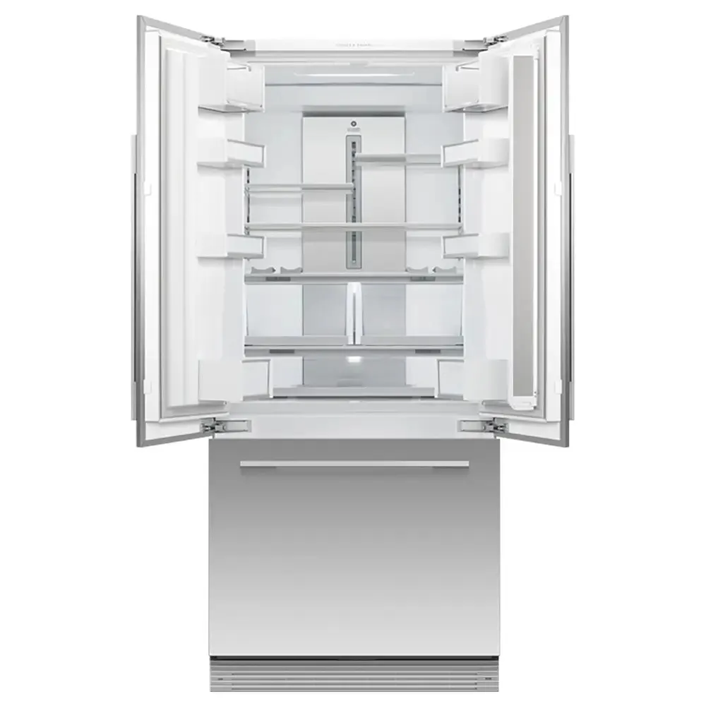 Fisher   Paykel RS80A2 Series 7 417 Litre Integrated French Door Refrigerator with bottom Freezer, Panel Ready - 79.6cm Wide