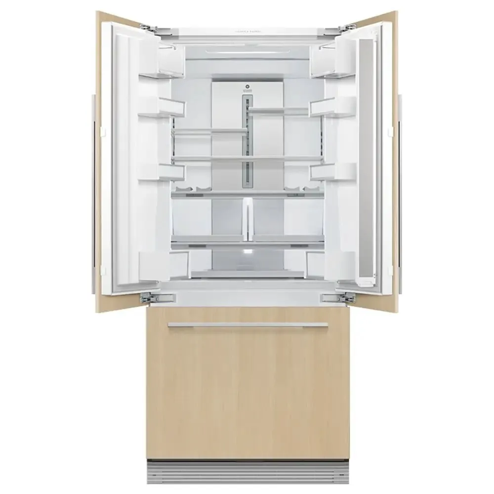 Fisher   Paykel RS80A2 Series 7 417 Litre Integrated French Door Refrigerator with bottom Freezer, Panel Ready - 79.6cm Wide