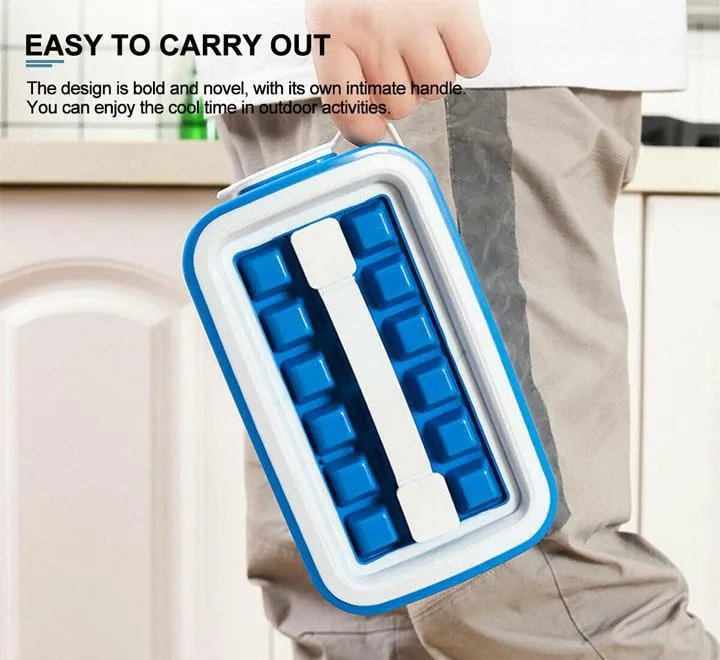 Foldable Portable 36 Grid Ice Cube Tray