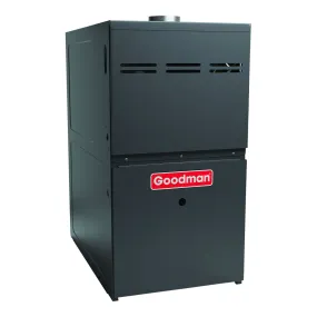 Goodman 80% AFUE 60,000 BTU Single Stage Ultra Low NOx Gas Furnace - Upflow/Horizontal - 14" Cabinet