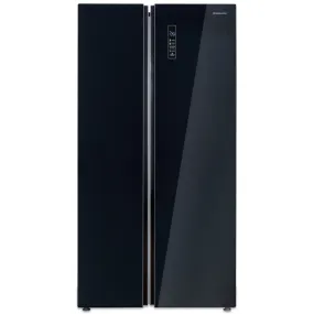 Kelvinator KRS-B600BKG 584 litres Side By Side Refrigerator, Black