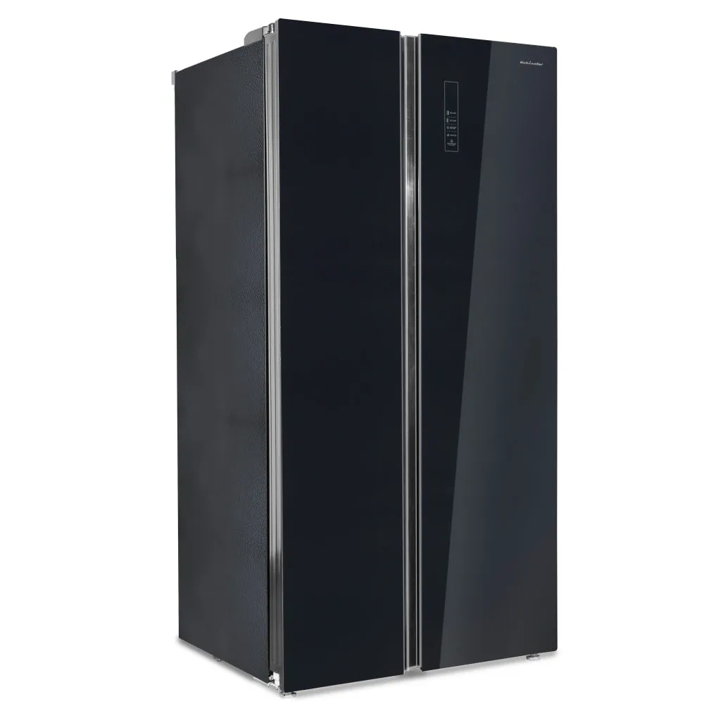 Kelvinator KRS-B600BKG 584 litres Side By Side Refrigerator, Black