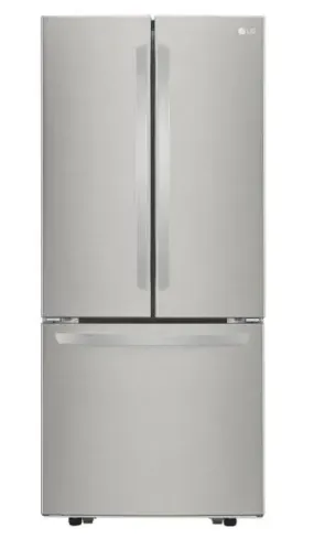 LG 30 in. W 21.8 cu. ft. French Door Refrigerator in Stainless Steel LFCS22520S