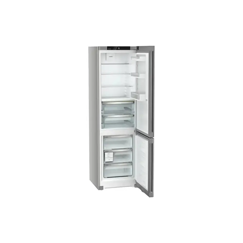 Liebherr CBNsda 5723 No Frost Fridge Freezer, 60/40, Silver, A Rated