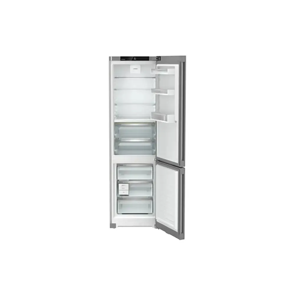 Liebherr CBNsda 5723 No Frost Fridge Freezer, 60/40, Silver, A Rated