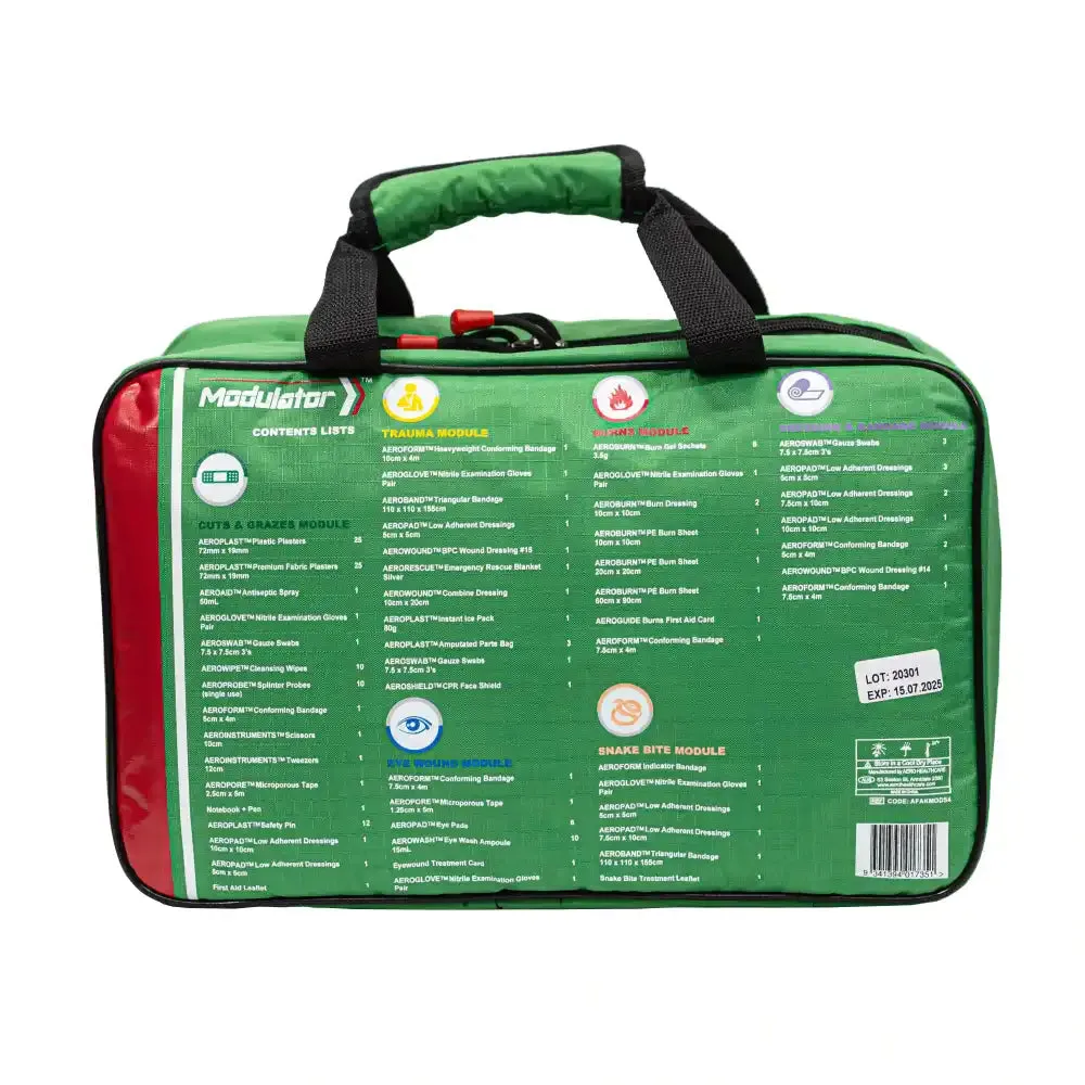 Modular First Aid Kit 4 Series Softpack Emergency - 6 Modules