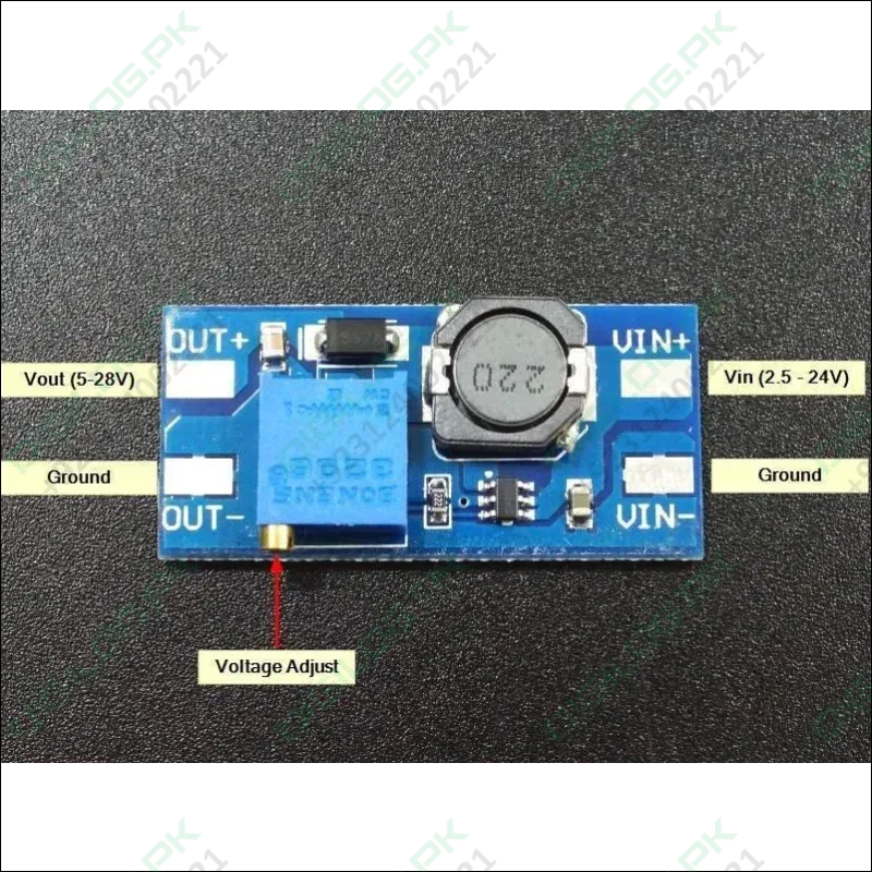 MT3608 Mini Adjustable DC-DC Boost Module