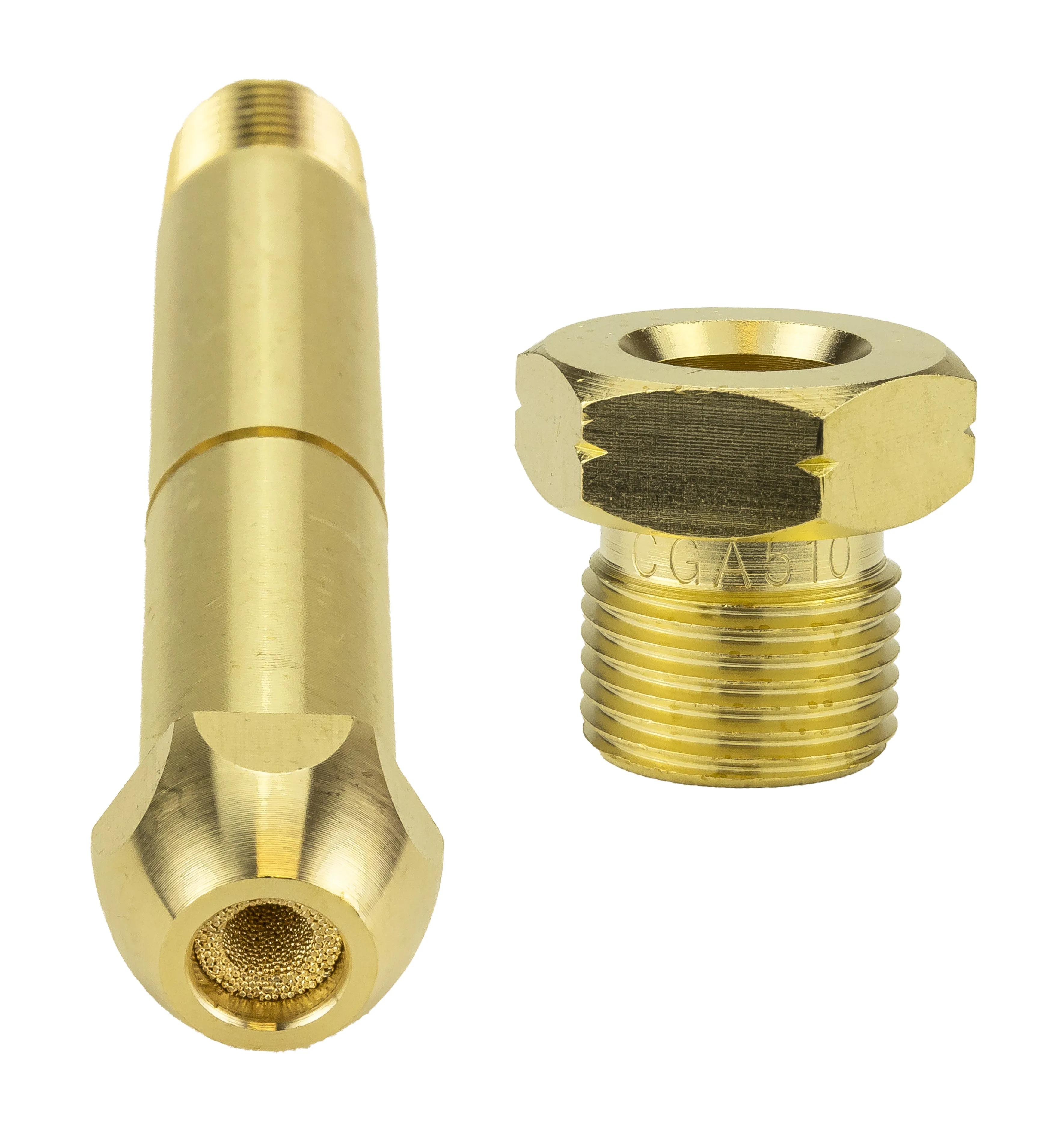 SÜA® - CGA Nuts and  Nipples for Gas Regulators