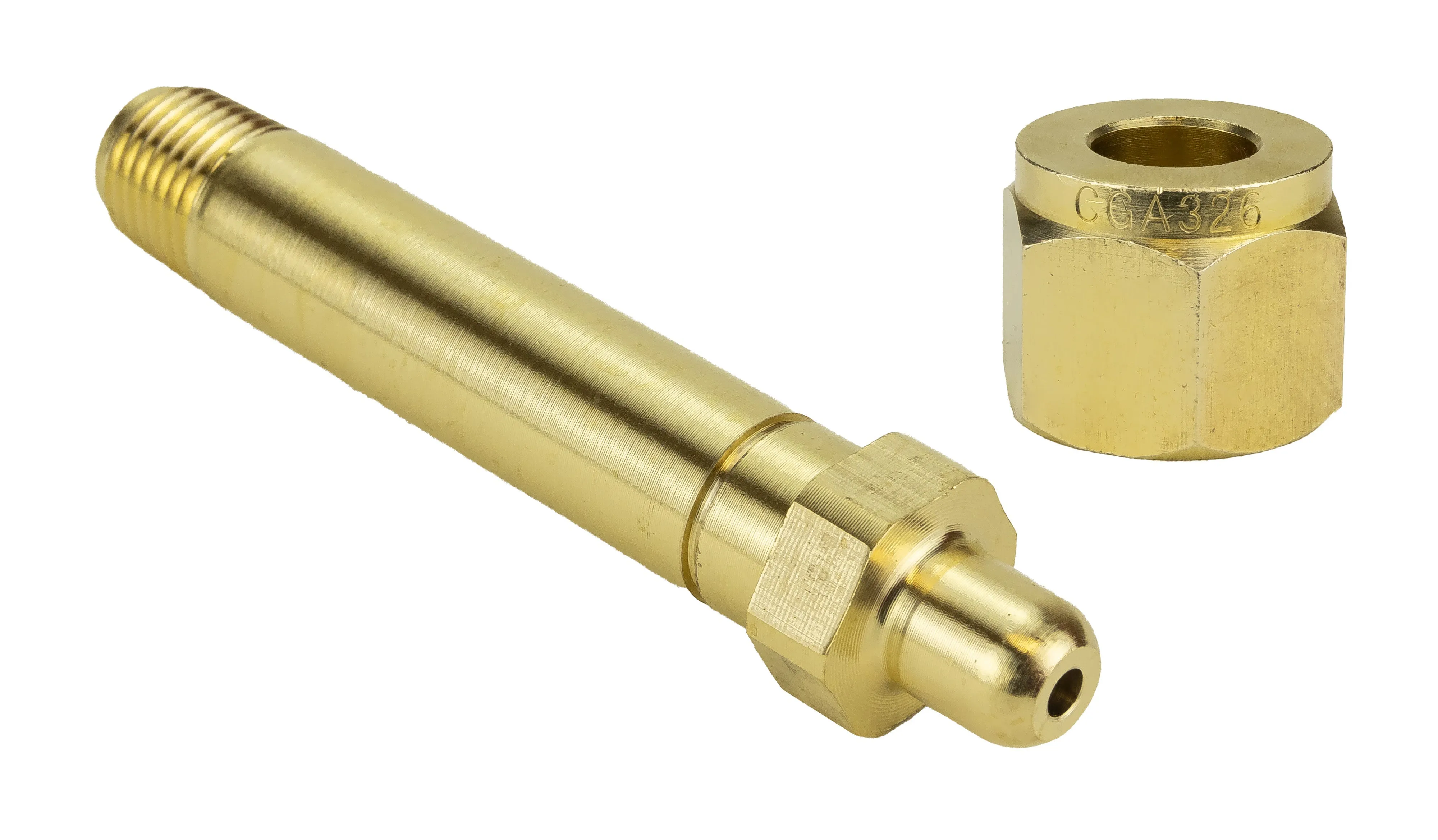 SÜA® - CGA Nuts and  Nipples for Gas Regulators