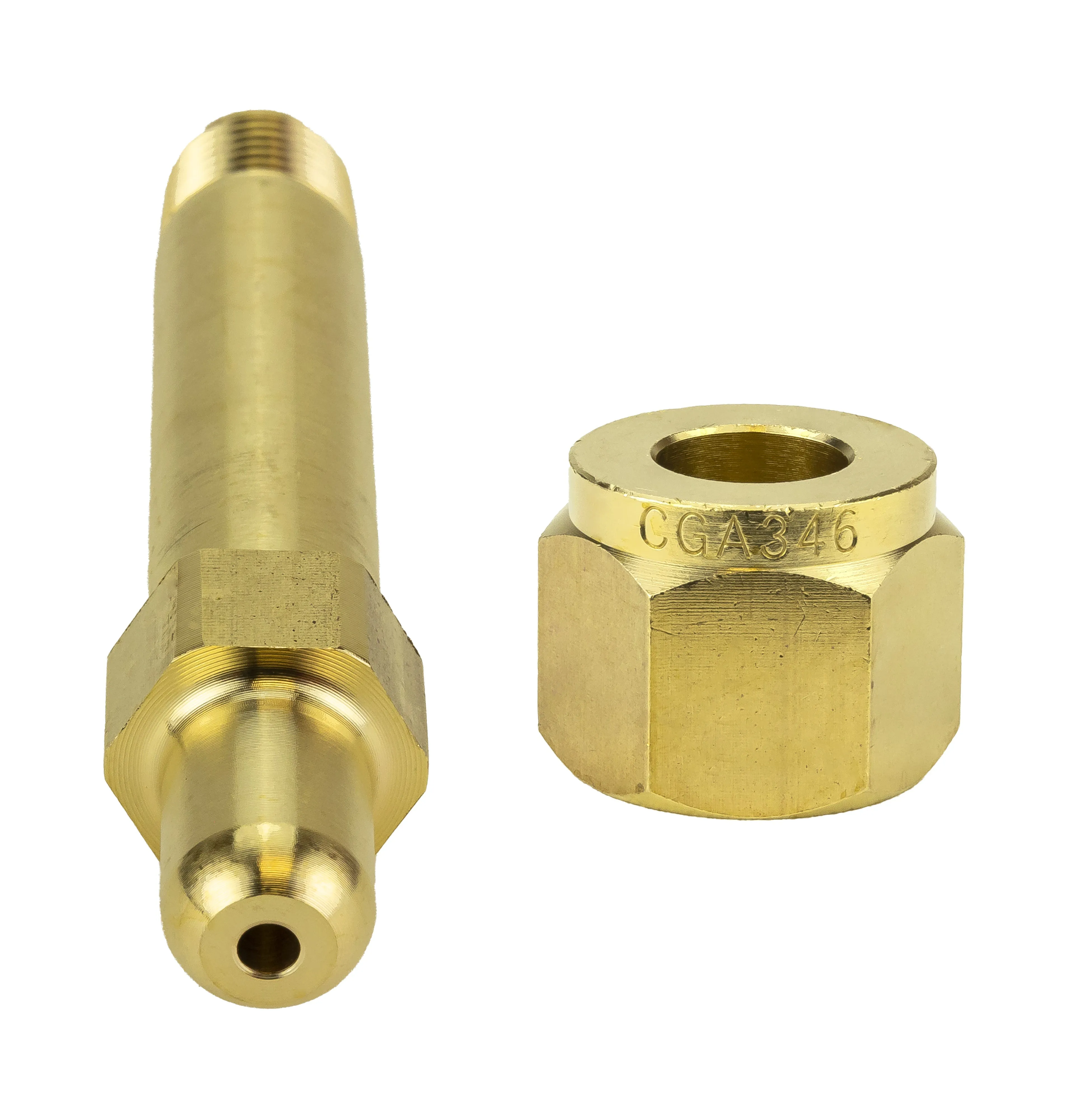 SÜA® - CGA Nuts and  Nipples for Gas Regulators