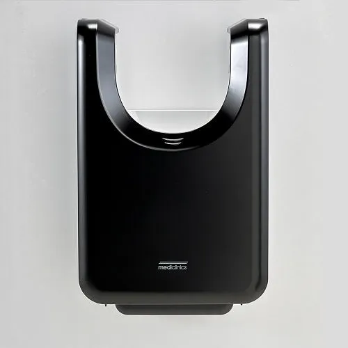 Saniflow® M23AB U-FLOW® Hand Dryer - BLACK (with WHITE) Cover High-Speed HEPA Universal Voltage