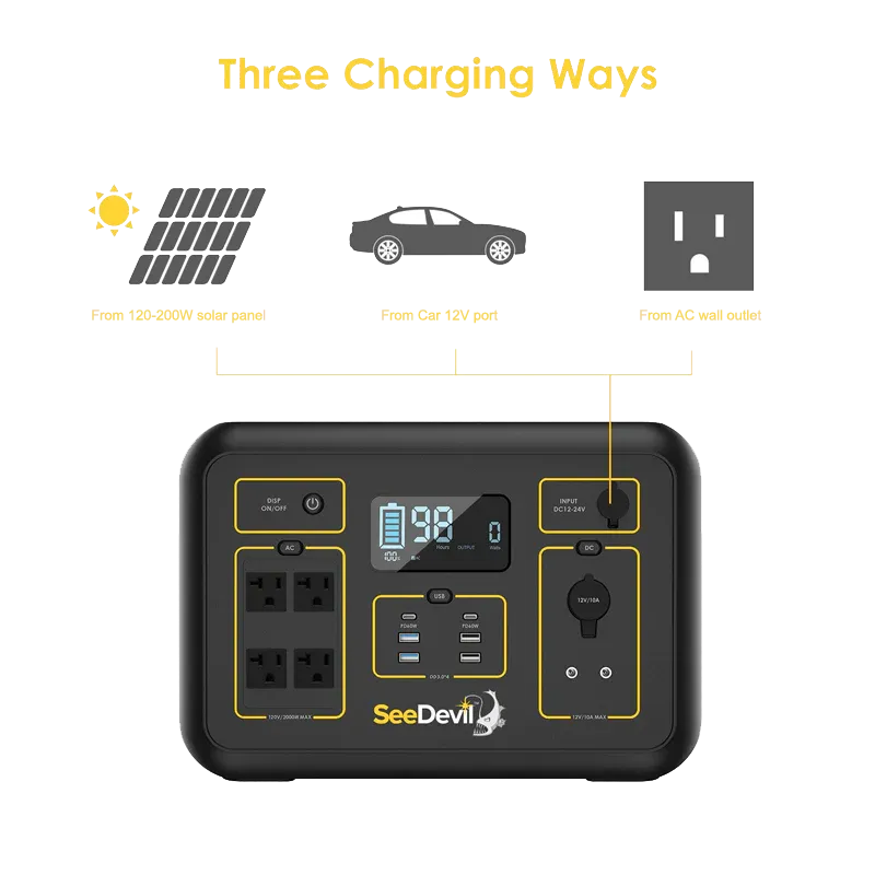 See Devil Portable Power Station 2000w 2131Wh