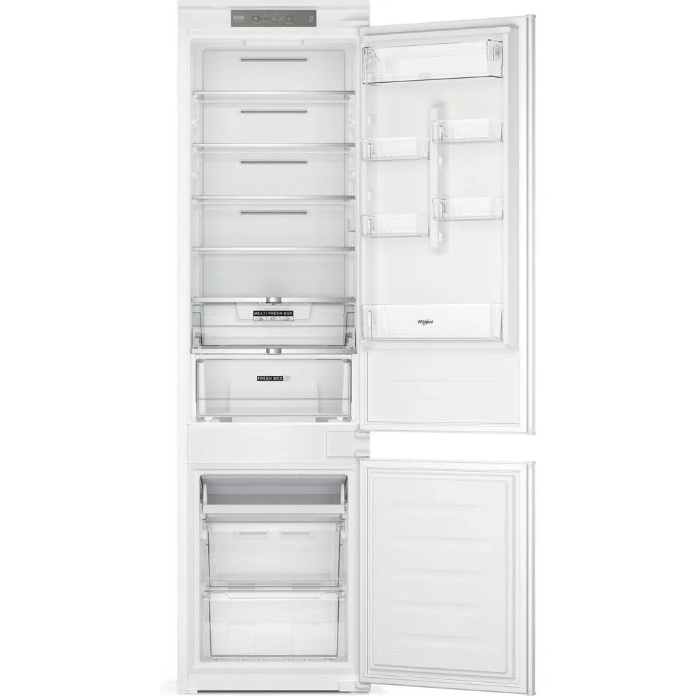 Whirlpool WHC20T321 Built-In Fridge Freezer, 54cm Wide- White