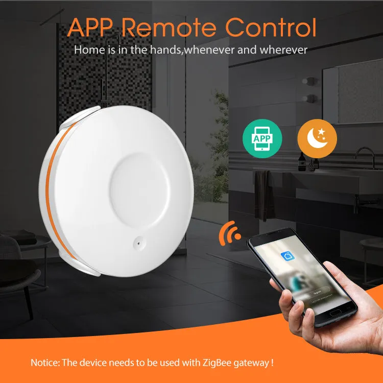 ZigBee water leak sensor detector Alexa, Google, HomeKit